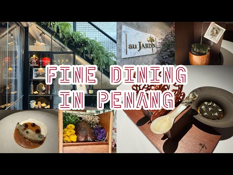 ~USD214 p/person ONE Michelin Star Degustation Experience @ Restaurant au Jardin in Penang.