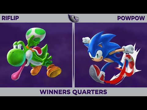 Riflip (Yoshi) vs PowPow (Sonic) - Warhawk Rumble Returns Winners Quarters