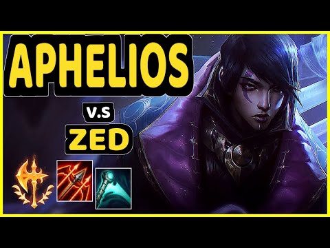 ABBEDAGGE (APHELIOS) vs ZED - MID CHALLENGER GAMEPLAY - EUW