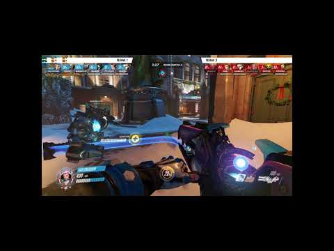 Overwatch - High Energy Zarya Game - Kings Row Christmas - Quick Play Classic