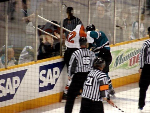 Sharks Fight Flyers