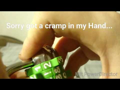 #14 Master combination Lock 1534D operated and decoded