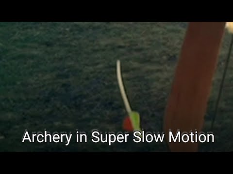 Archery in Super Slow Motion (Archer's Paradox)960 fps