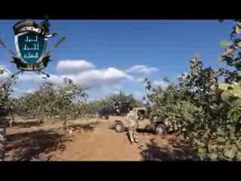 التصدي لطيران الحربي على جبهة الحماميات من قبل كتبة أحرار العشارنة في ريف حماة