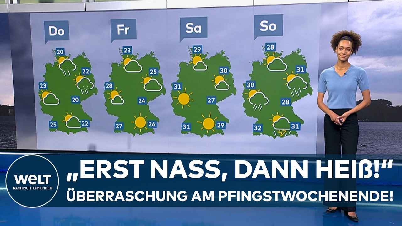 WETTER IN DEUTSCHLAND: Donnerstag bringt die Wende – Nach Gewittern kommt die Hitze!
