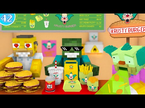 🍔 Work At Fast Food Place 4️⃣ - Minecraft Animation