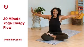Yoga at Home | 30 Minute Energizing Yoga with Siha Collins | lululemon