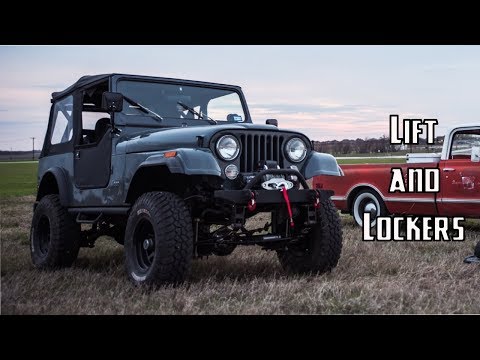 Jeep Gets Lockers and a 4 Inch Lift!