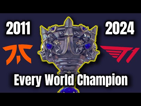 Every League of Legends Worlds Champion 2011–2024