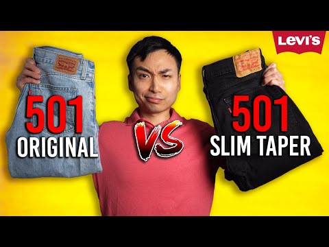 Which Jean Is Better? | Levi's 501 Original vs 501 Slim Taper