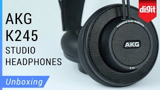 Video thumbnail for AKG K245 Studio Headphones Unboxing - One of The Best AKG Headphones for Studio Professionals? by Digit