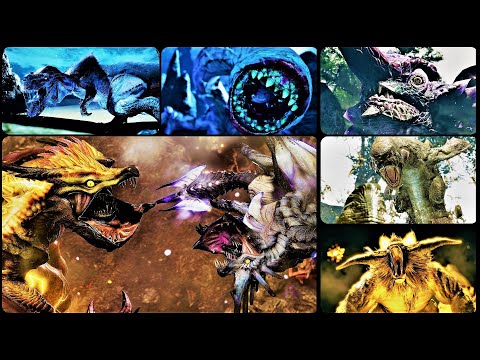 Monster Hunter: Rise :➤ All Monster Intros / All Monster Cutscenes  [ 4K60ᶠᵖˢ UHD ]