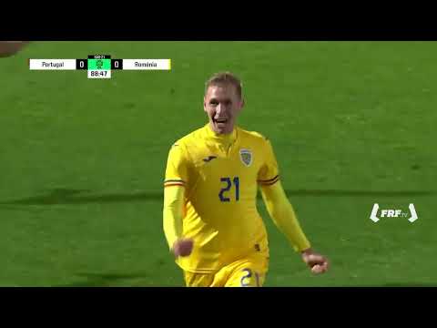 Super-gol reușit de Cristian Mihai în victoria naționalei U21 cu Portugalia!