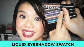 Glimmer Shadow Liquid Eyeshadow Swatch & Demo | New Avon Product Review