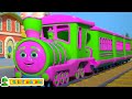 Wheels On The Train Bus More Vehicle Songs Rhymes For Kids