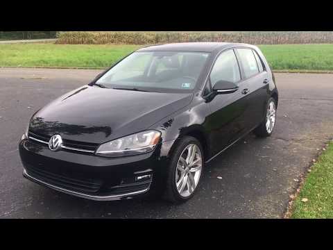 2015 Volkswagen Golf TDI SEL 6 Speed Manual-Leather-Nav-Sunroof