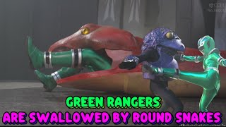 Download lagu Green Rangers Vs Monsters Frog And Snake Green Rangers | Superheroine Defeated mp3