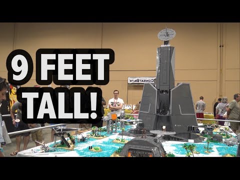 Huge LEGO Battle of Scarif Citadel Tower | Star Wars