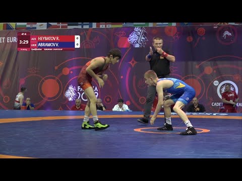 Qual. FS - 48 kg: R. HEYBATOV (AZE) v. V. ABRAMOV (UKR)