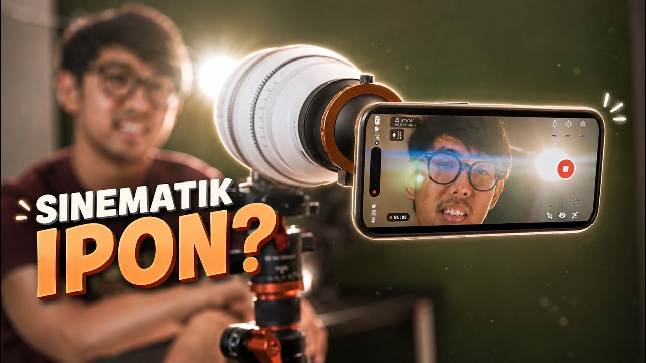 iPhone Air + Viltrox Anamorphic Lens | Auto Sinematik Nih!!