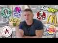 I went to EVERY FAST FOOD RESTAURANT in my town... (and got a salad)