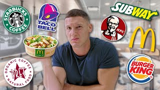 I went to EVERY FAST FOOD RESTAURANT in my town... (and got a salad)