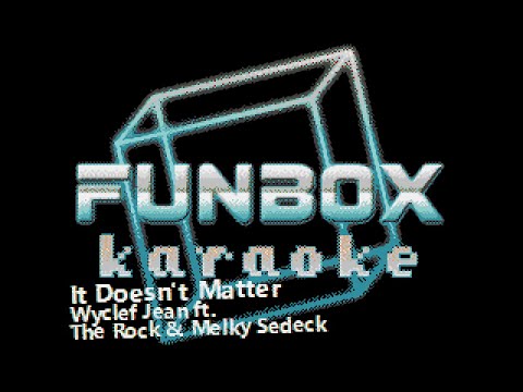 Wyclef Jean, The Rock, & Melky Sedeck - It Doesn't Matter (Funbox Karaoke, 2000)