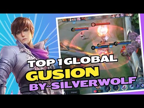 TOP 1 GLOBAL GUSION | BUILD GUSION ONE TIME ATTACK DEAD | by~SilverWolf _ MLBB