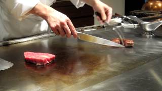 preview picture of video 'Sharp Knife to cut Kobe Steak'