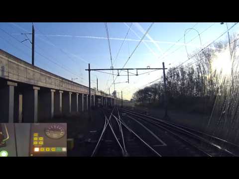 A train driver's view: Hoofddorp opstel - Utrecht CS, SLT, 20-Apr-2017.