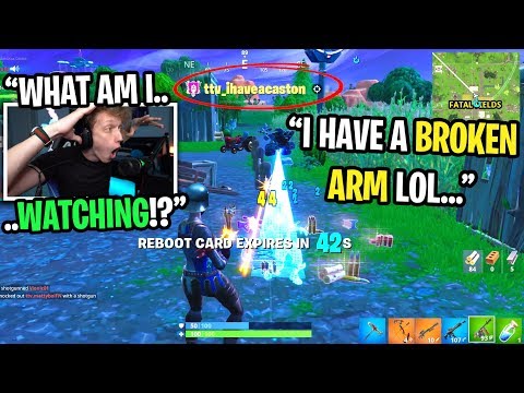 I spectated a kid with a BROKEN ARM and was SHOCKED at how good he was... Video