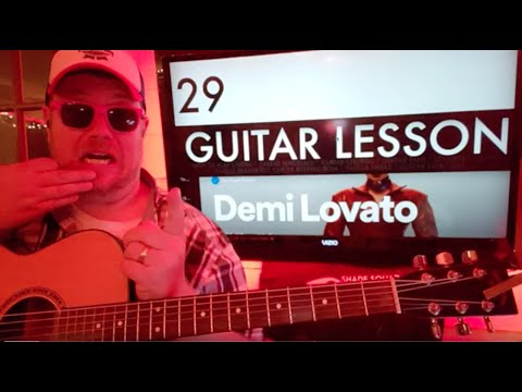 How To Play 29 - Demi Lovato Guitar Tutorial (Beginner Lesson!)