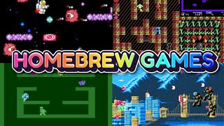 Homebrew Games - Atari 2600,Commodore 64,Gameboy Color,NES