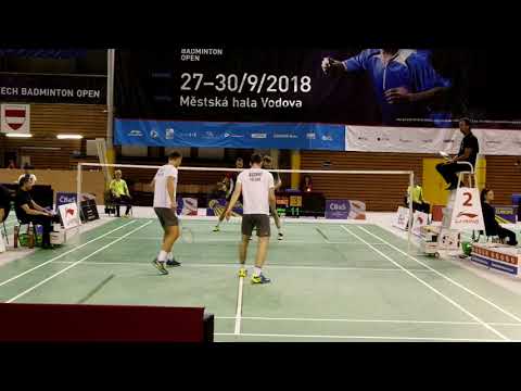 LI NING Czech Open 2018 - Milosz BOCHAT, Adam CWALINA - Richard EIDESTEDT, Peter KAESBAUER - 1. game