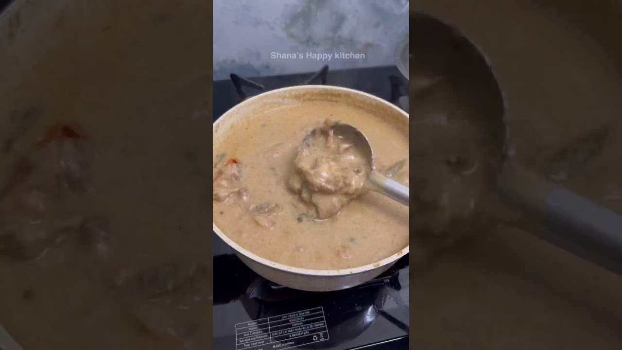 Today’s Lunch Menu Chicken kurma ghee rice & kathrikagravy April 3 Friday Week #200 #cooking #shorts