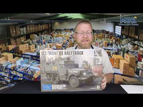 MBK packt aus #1226 - 1:16 M3 / M3A1 U.S. Halftrack 2 in 1 (Andy's Hobby Headquarters, 010)