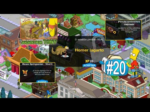 Los Simpson Springfield "Tostadora viajera, Cap. 20 - Homer Lagarto, Museo 6 y Plancha 10" por Tony