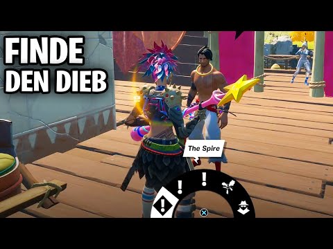Finde den Dieb | The Spire Aufgabe Finden Dieb in Fortnite