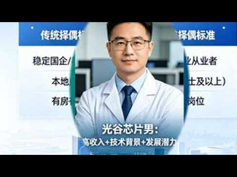 光谷芯片男才是香饽饽，武汉年轻人择偶标准全换了 #武汉光谷广场 #创作者中心 #创作灵感 #芯片 #科技