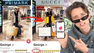 I FAKED being RICH on TINDER for a whole WEEK *PHOTOSHOPPING MY TINDER* PRANK