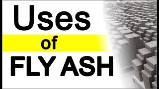 Uses of Fly Ash, Civil Engineering all subject, Building construction material online tutorial notes
