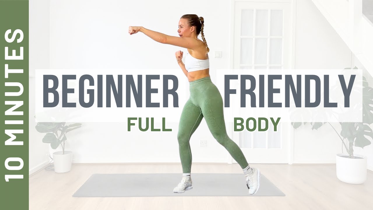 10MIN HAPPY HIIT WORKOUT – Full Body, All Standing, No Jumping (Beginner Friendly)