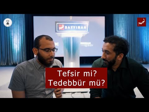 Tefsir mi? Tedebbür mü? Nouman Ali Khan [Türkçe Altyazılı] #noumanalikhan #kuran #allah #tefsir