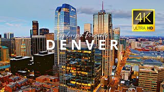 Denver, Colorado, USA 🇺🇸 in 4K ULTRA HD 60FPS Video by Drone