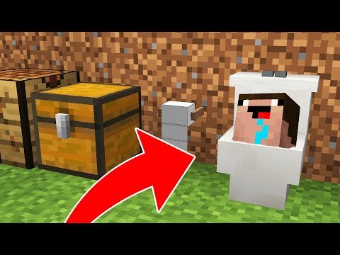 NOOB TUVALETİN İÇİNDE TUZAĞA DÜŞTÜ! 😂💩 - Minecraft
