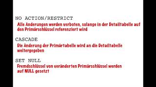 Fremdschlüsseleigenschaften