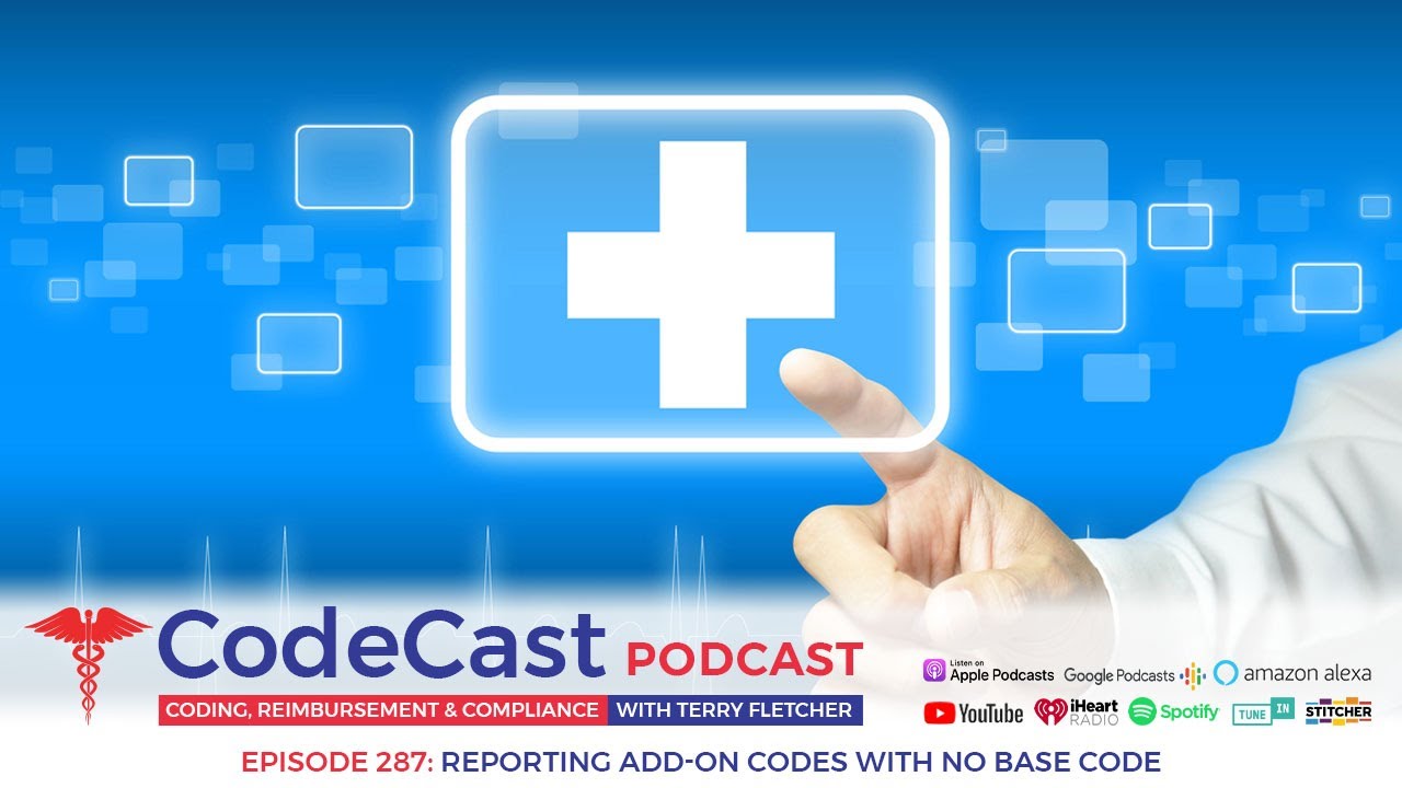 Reporting add-on codes with no base code