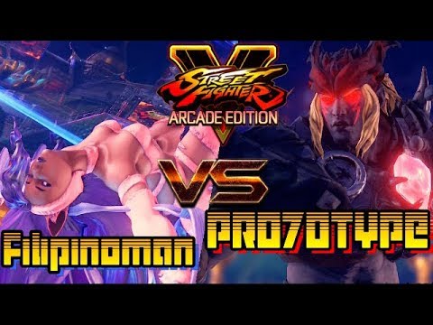 SFV/SF5 AE ☆ Filipinoman (Menat)  VS  PRO7OTYPE (Alex) Street fighter V Arcade edition