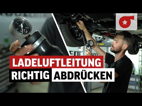 Wie finde ich Ladeluft-Lecks? | (Undichte) Ladeluft-Leitung richtig abdrücken