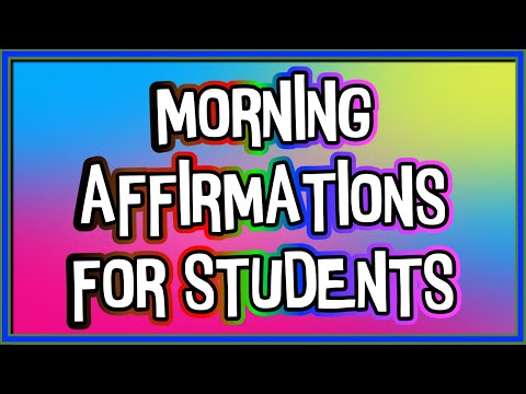 26 Morning Positive Affirmations For Students | #affirmations #positiveaffirmations #motivation